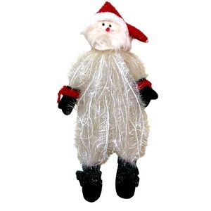 Vintage Whimsical Christmas Santa Claus Tree Ornament Holiday Retro Home Decor